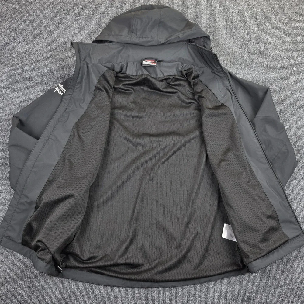 Karbon Endurance KR905 Hooded Jacket Black Mens S Soft Shell US Venture Open NWT